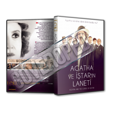 Agatha ve İştar'ın Laneti - Agatha and the Curse of Ishtar - 2019 Türkçe Dvd Cover Tasarımı